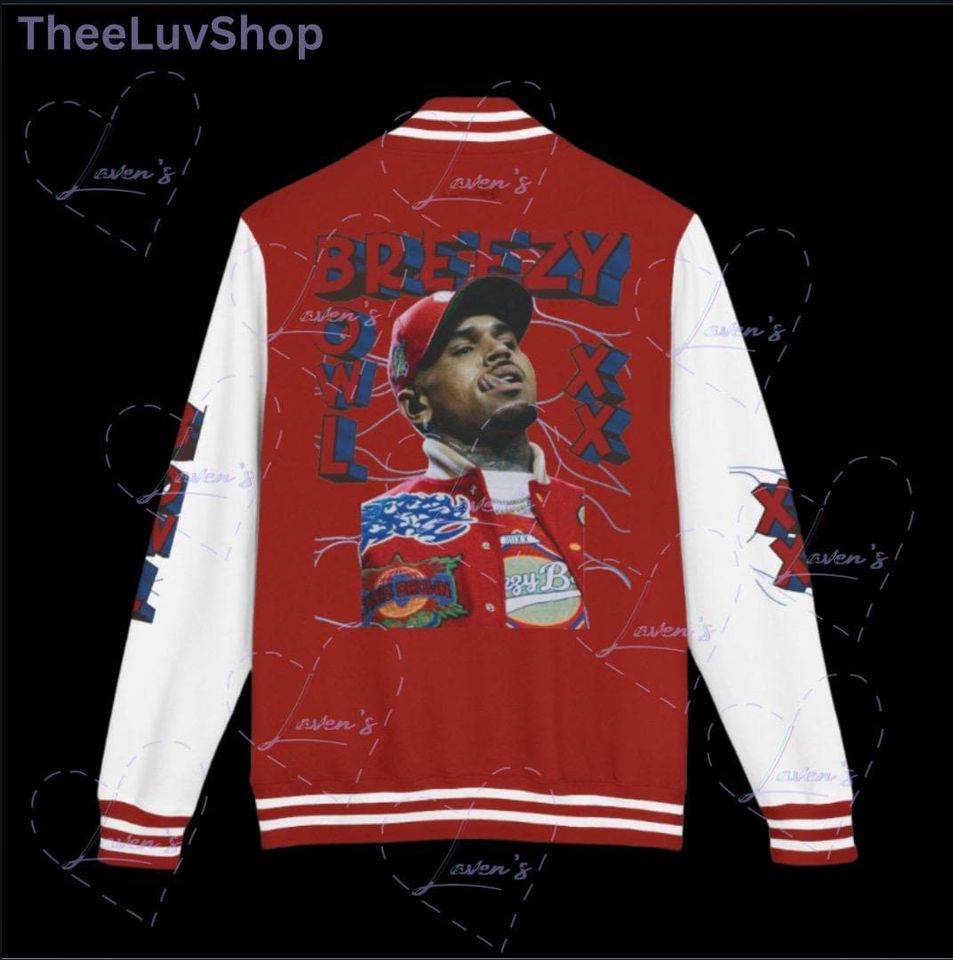 Retro Baseball Jacket: Breezy Bowl XX - Unisex Varsity Coat