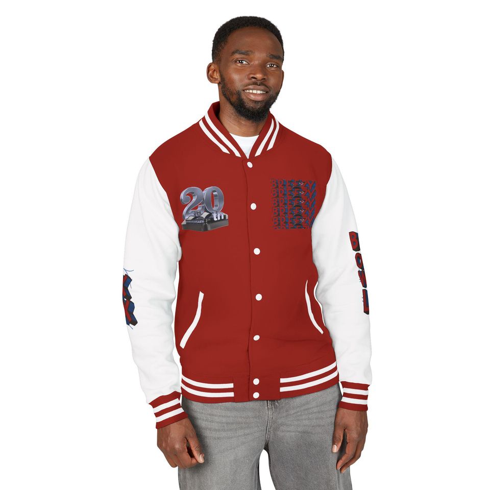 Retro Baseball Jacket: Breezy Bowl XX - Unisex Varsity Coat