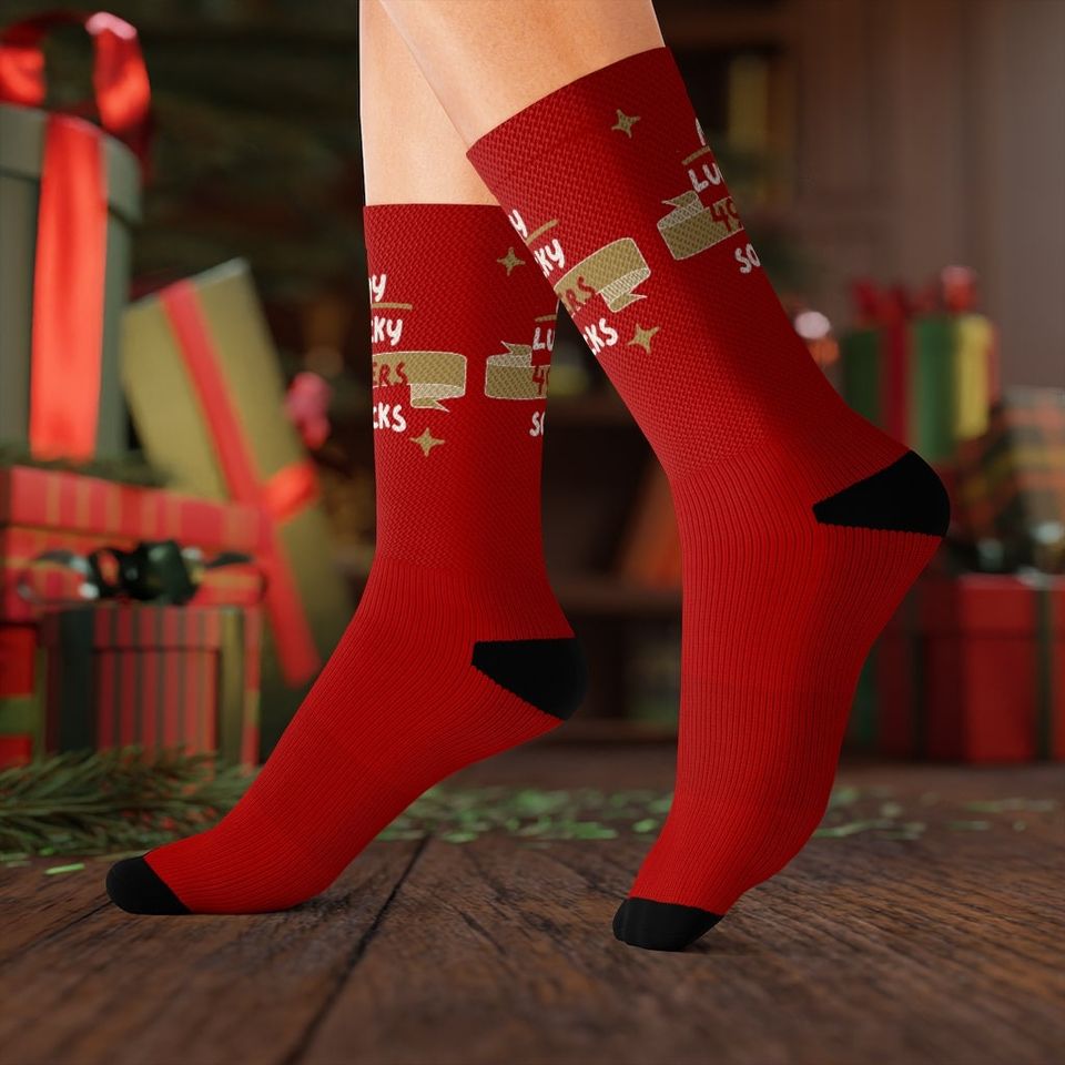 My Lucky San Francisco 49ers Socks in Team Colors