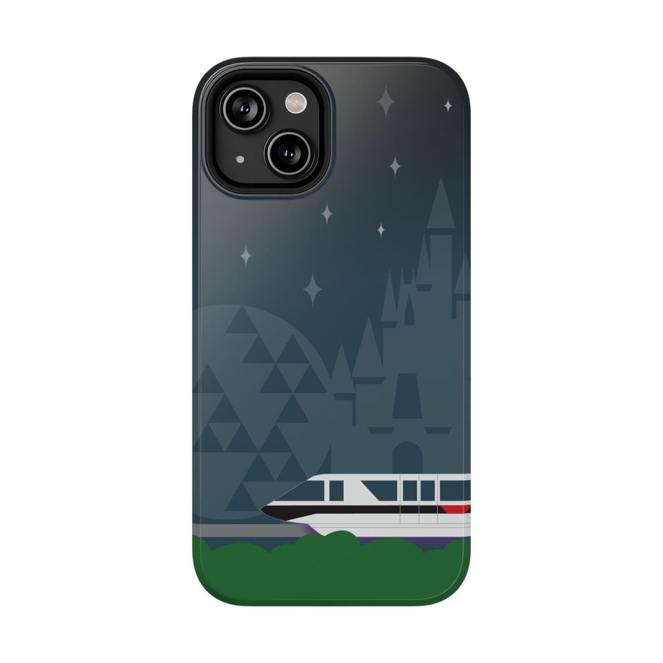 Disney-inspired Monorail Black Phone Case  Magic Kingdom & EPCOT Design