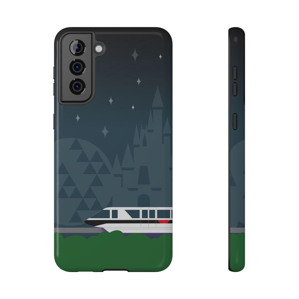 Disney-inspired Monorail Black Phone Case  Magic Kingdom & EPCOT Design