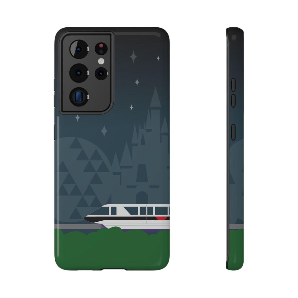 Disney-inspired Monorail Black Phone Case  Magic Kingdom & EPCOT Design