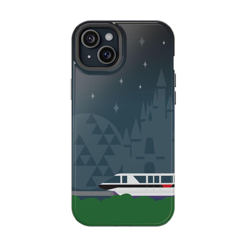 Disney-inspired Monorail Black Phone Case  Magic Kingdom & EPCOT Design