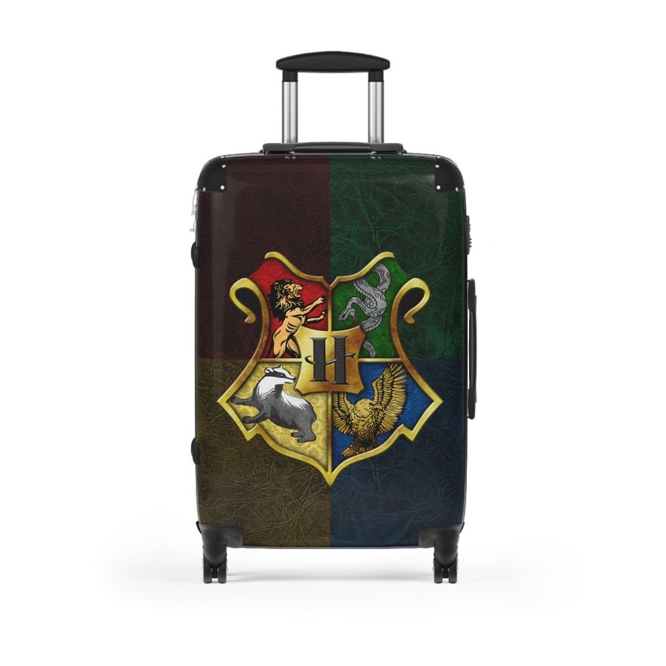 Harry Potter Inspired Travel Luggage /  Hogwarts Wheeled Suitcase