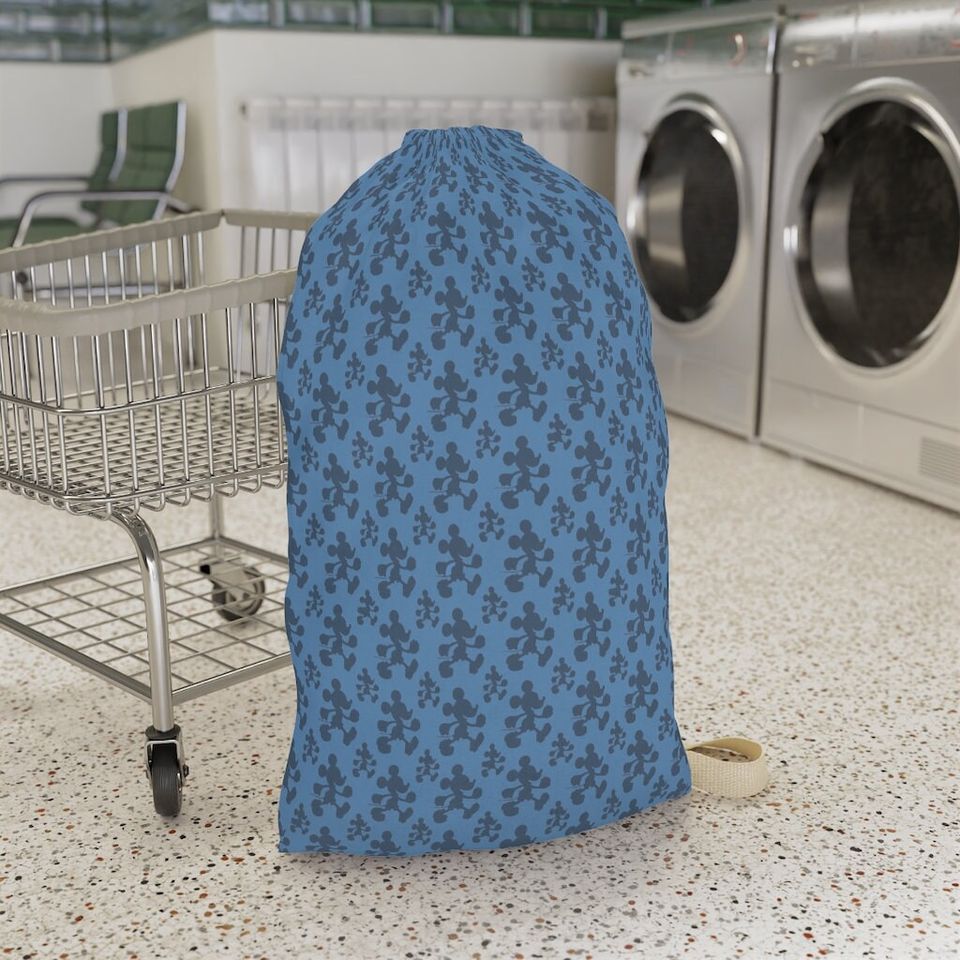 Disney Inspired Laundry Bag / Mickey Blue