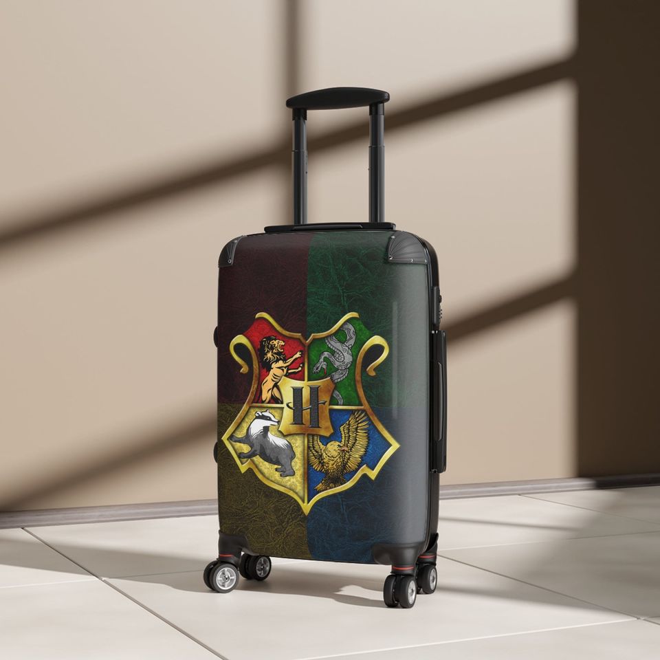 Harry Potter Inspired Travel Luggage /  Hogwarts Wheeled Suitcase