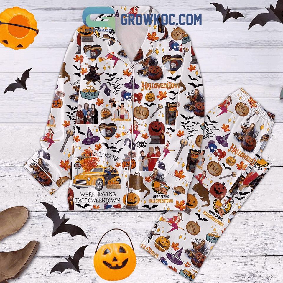 Halloween Town Taxi Pajamas Set