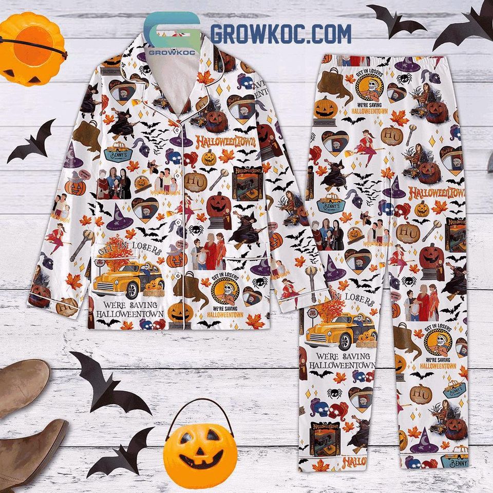 Halloween Town Taxi Pajamas Set