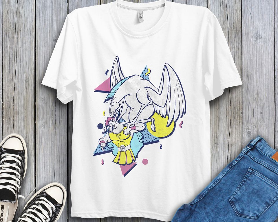 Disney Hercules 90's Art Graphic T-Shirt