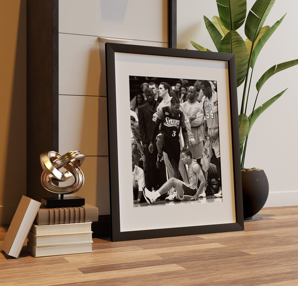 Allen Iverson Stepping Over Lue Poster