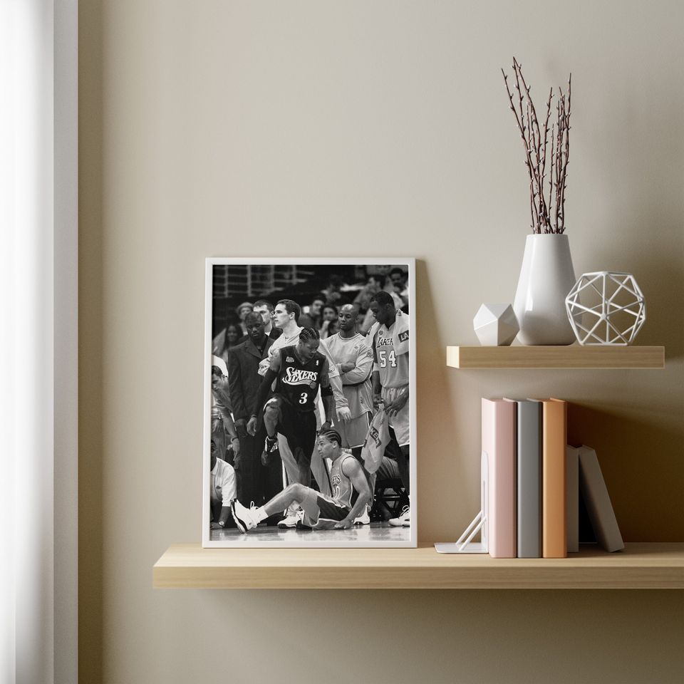 Allen Iverson Stepping Over Lue Poster