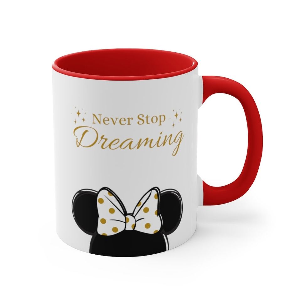 Minnie Mouse Mug, Disney Inspired Mug, Magic Kingdom Mug, Disney Gift, Disney Coffee Mug, Disney Tea Mug