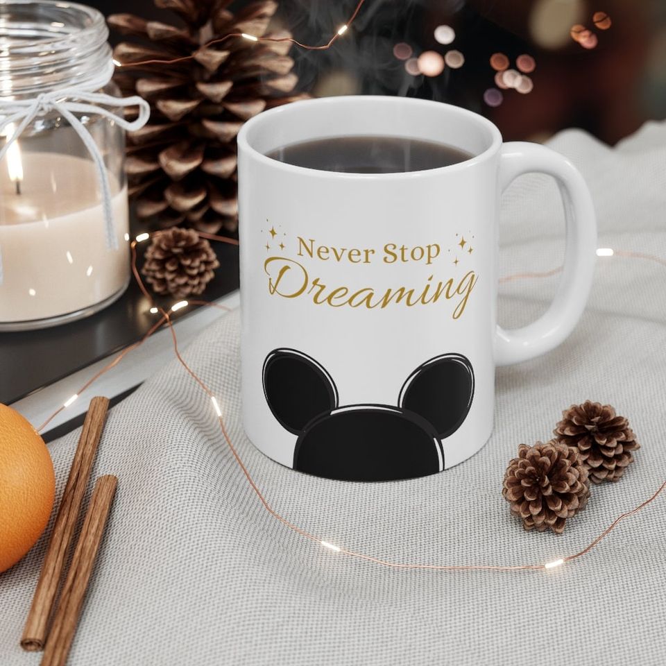 Mickey Mouse Mug, Disney Inspired Mug, Magic Kingdom Mug, Disney Gift, Disney Coffee Mug