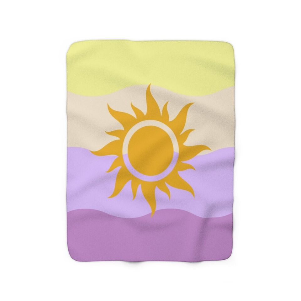 Tangled Blanket, Rapunzel, Disney Sherpa Fleece Blanket, Disney Couch Blanket