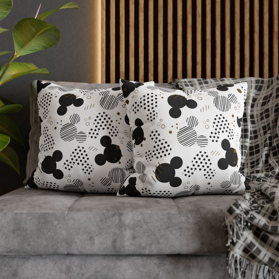 Mickey Ears Throw Pillow, Disney Pillow, Mickey Cushion, Disney Cushion