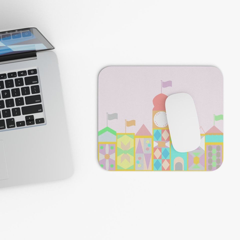 It's a Small World Mouse Pad, Mickey Mouse, Disney Office Decor
