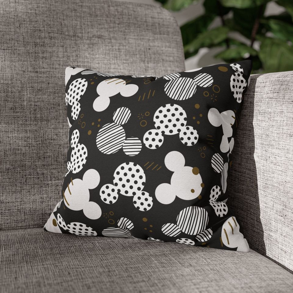 Mickey Ears Throw Pillow, Disney Pillow, Mickey Cushion, Disney Cushion