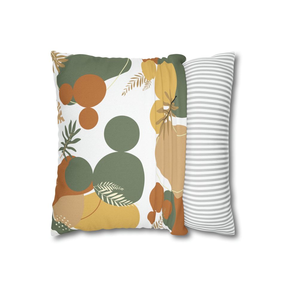 Boho Sage Pillow, Hidden Mickey Throw Pillow, Geometric, Modern Chic