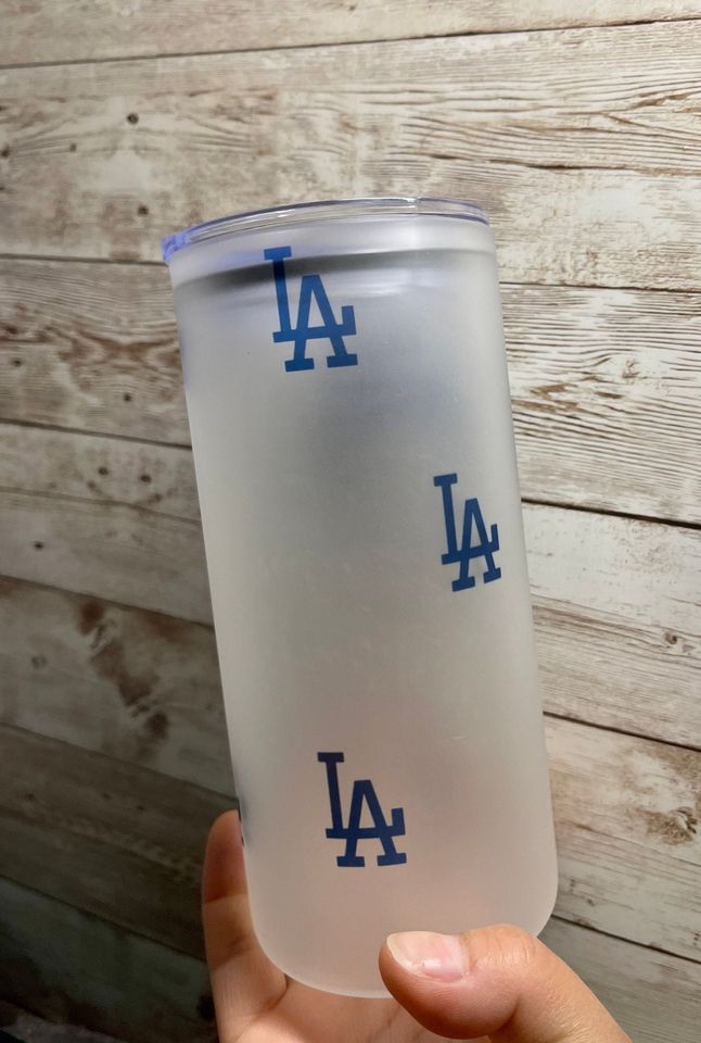 Dodgers skeleton tumbler