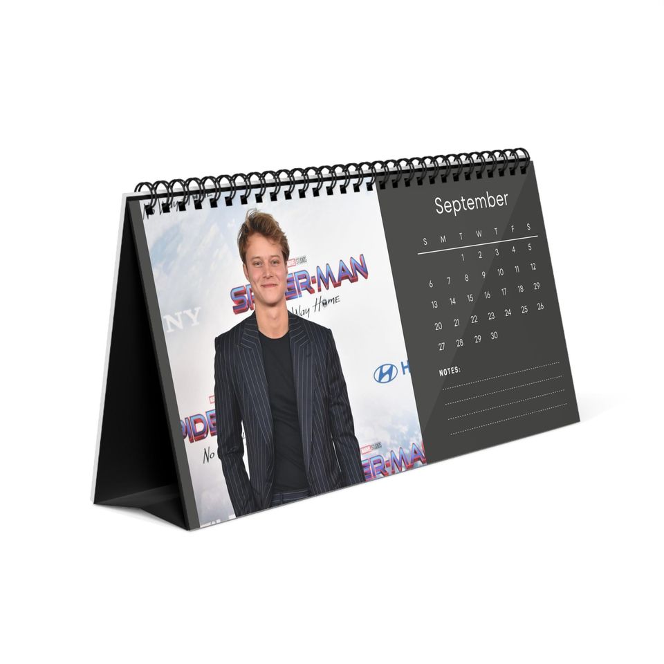 Rudy Pankow 2026 Desk Calendar | Premium Spiral Bound Celebrity Photo Calendar | High-Quality Fan Gift & Desk Dcor