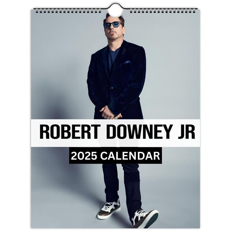 Robert Downey JR Wall Calendars 2025 Vol 2