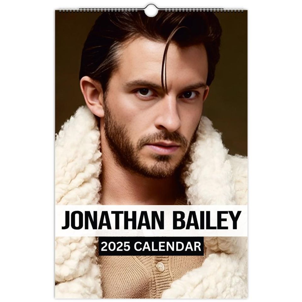 Jonathan Bailey Wall Calendar 2025
