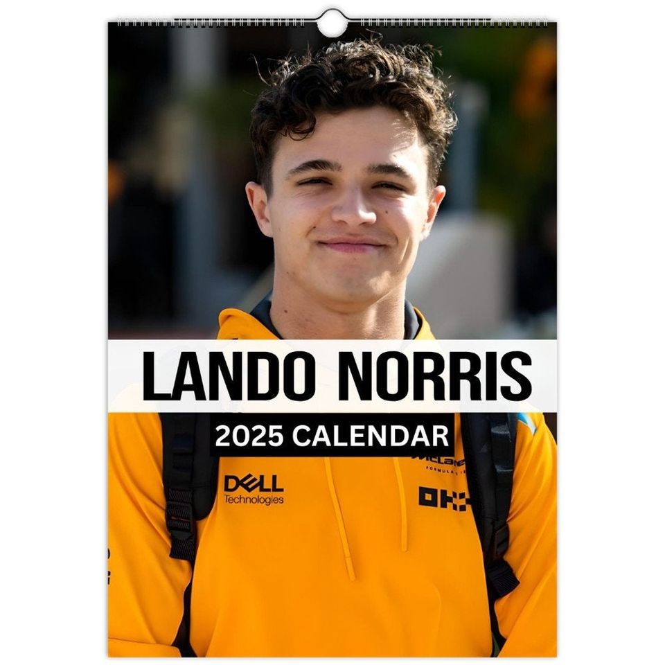 Lando Norris Wall Calendars 2025