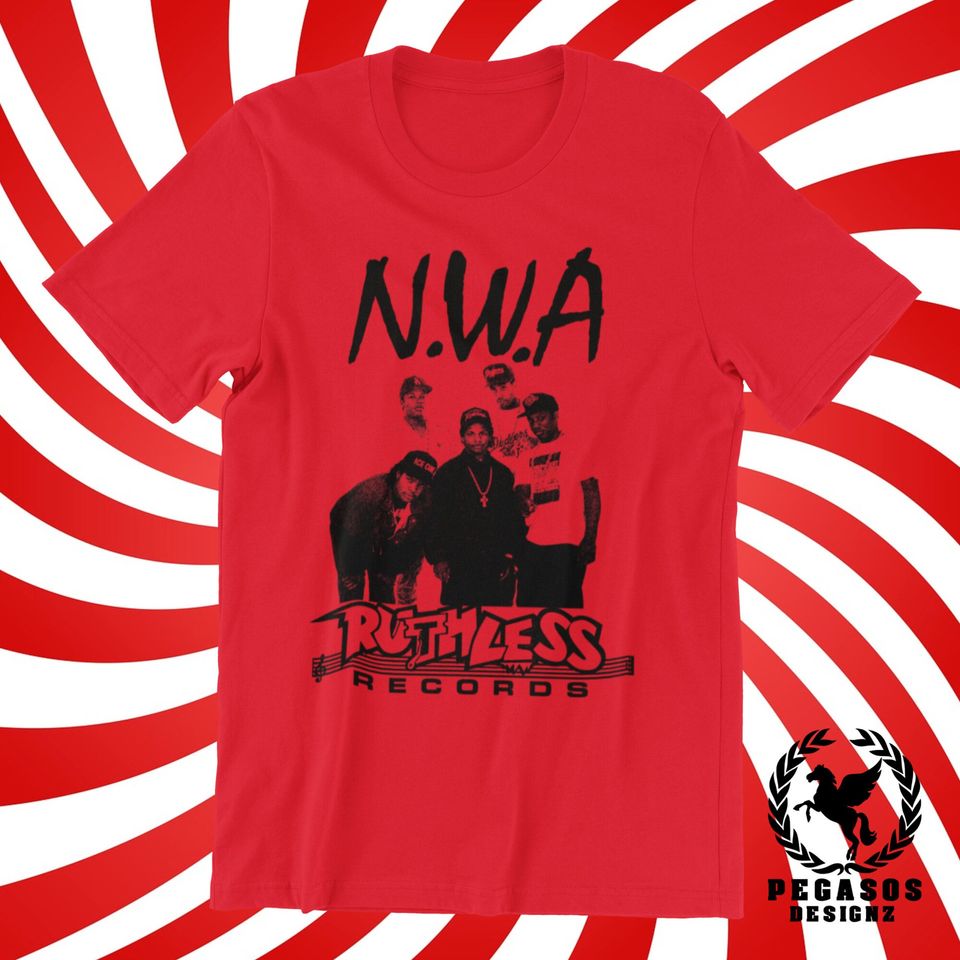 NWA Ruthless Records Old School Hip Hop Rap T-Shirt