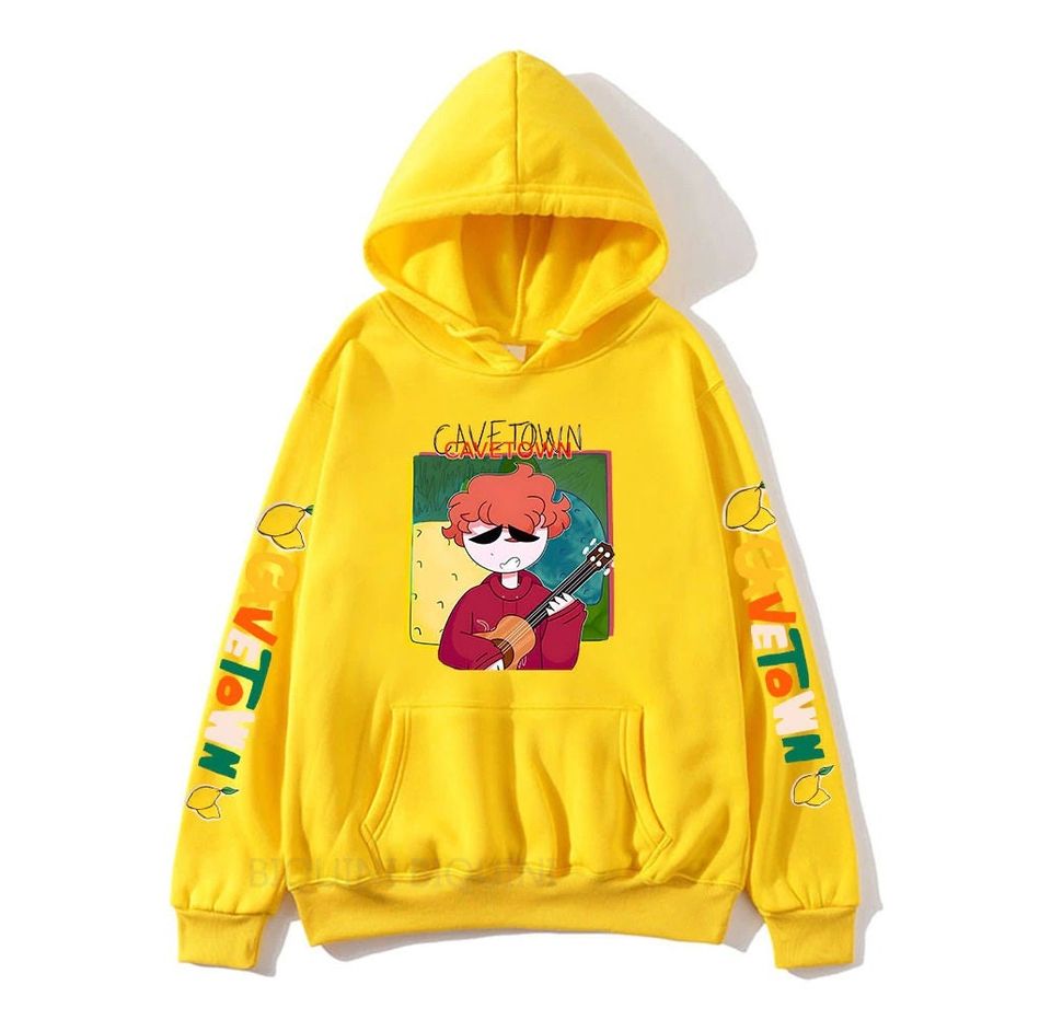 Cavetown Lemon Boy Cartoon Print Hoodies