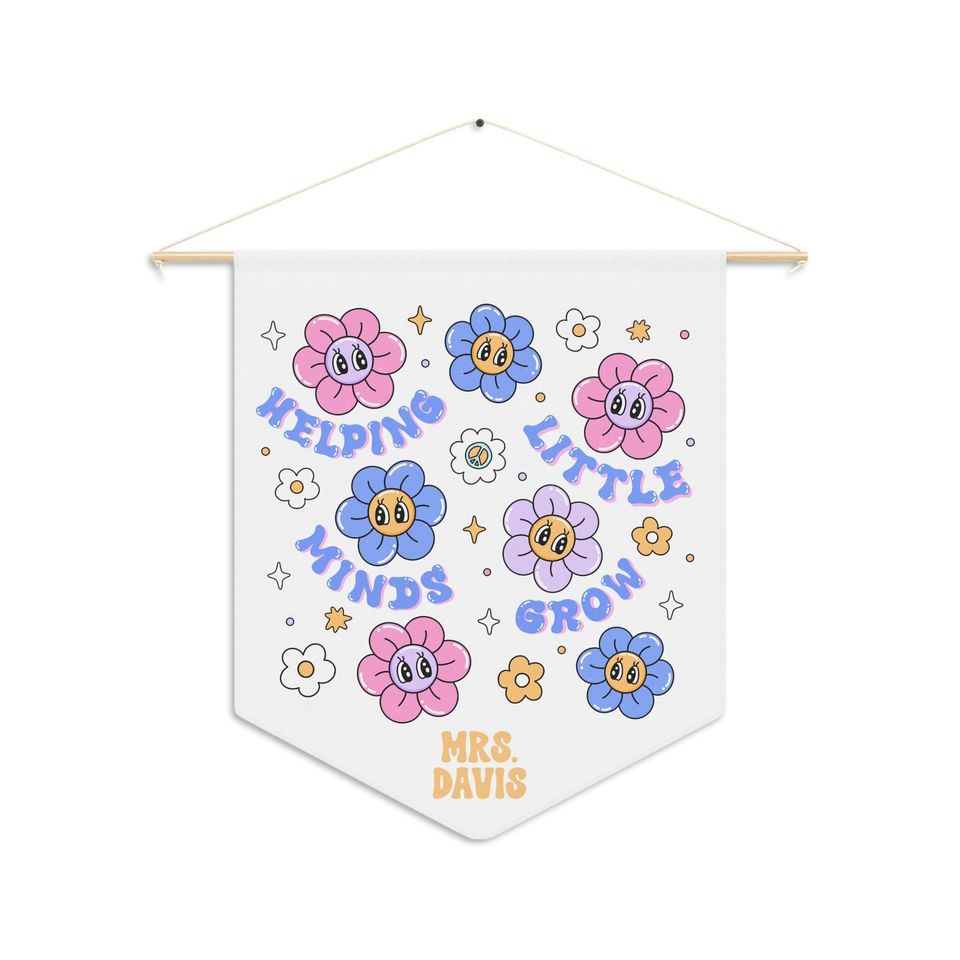 Helping Little Minds Grow Pennant