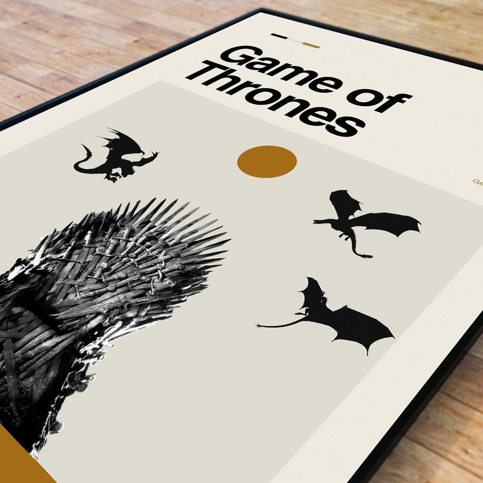 Game of Thrones Minimalist Movie Poster
