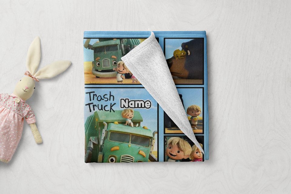Disney Trash Truck Blanket - Disney Lovers Throw Quilt