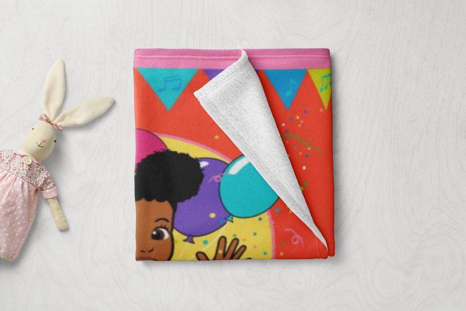 Girls Kids Blanket - Gracies Corner Birthday Fleece