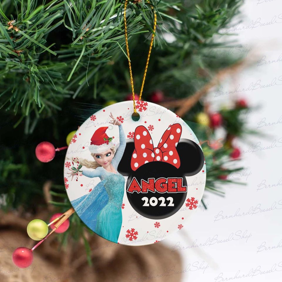 Elsa Ornament, Personalized Disney Princess Ornaments