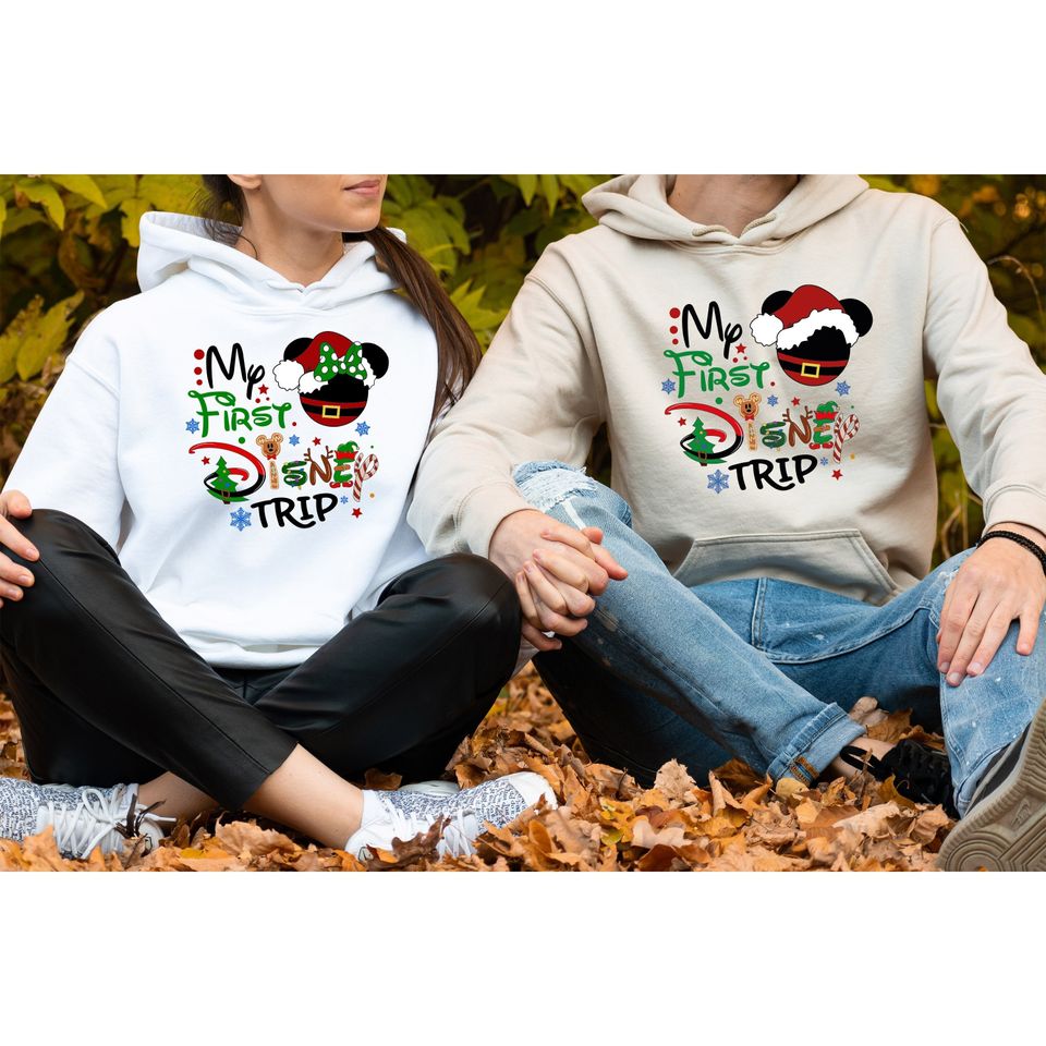 First Disneyland Trip Christmas Sweatshirt, My first Disney Trip