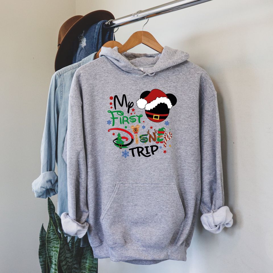 First Disneyland Trip Christmas Sweatshirt, My first Disney Trip