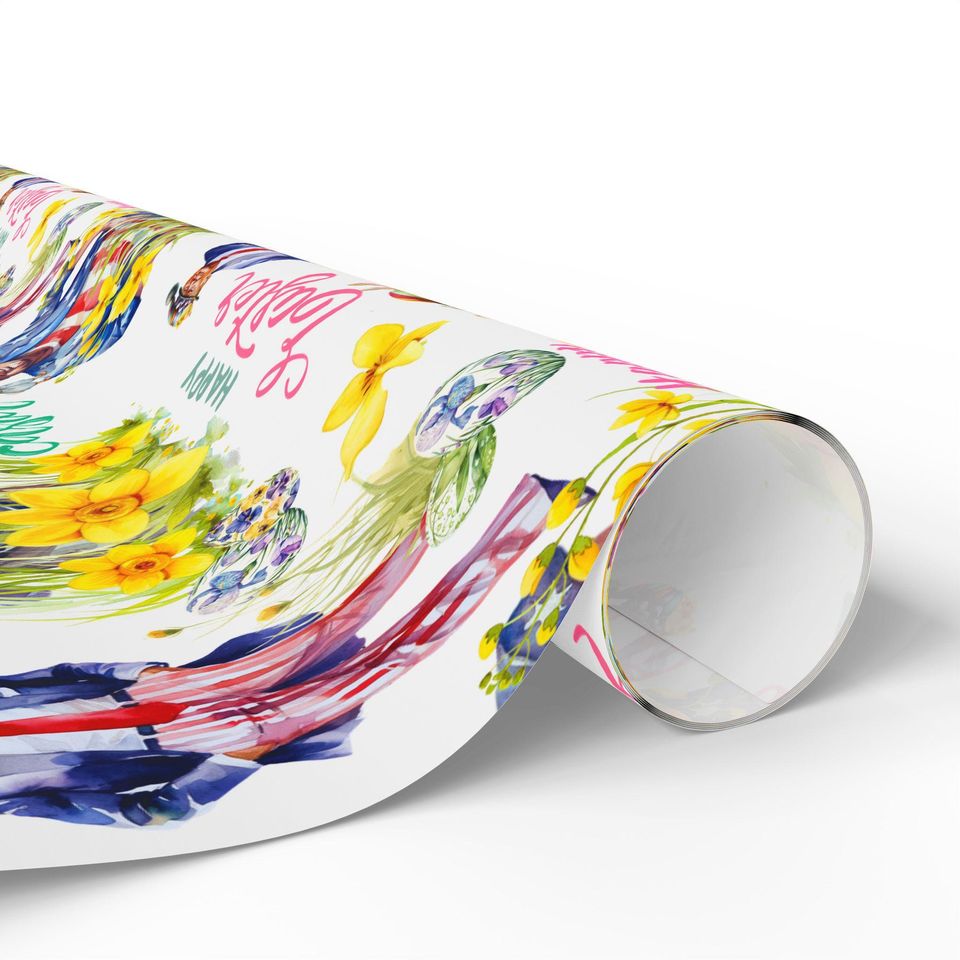 President Donald Easter Wrapping Paper Roll, Donald T Easter Gift Wrapping Paper (COPYRIGHT 2025 )