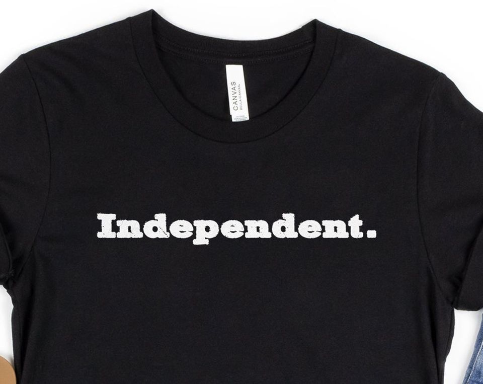 Independent Tshirt, Vintage July 4th T-Shirt, Independence Day