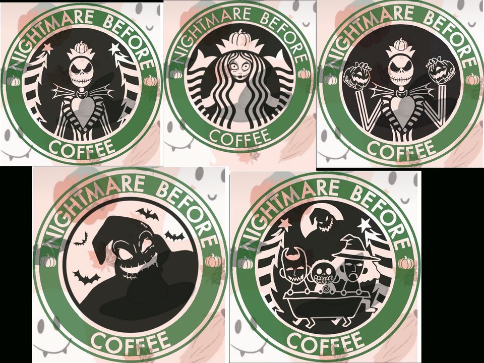 Nightmare Before Christmas Halloween Starbucks Bundle