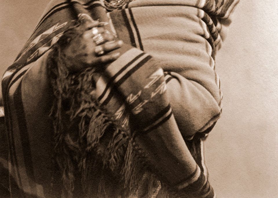 Crow Indian mother and child, Indian Madonna