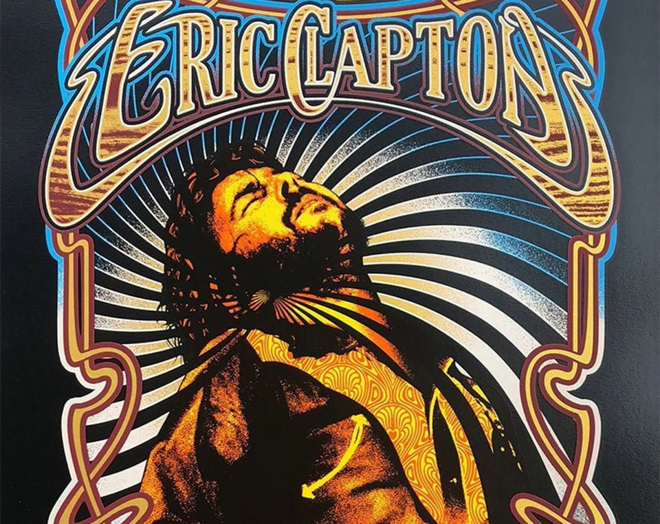 Eric Clapton Concert Poster