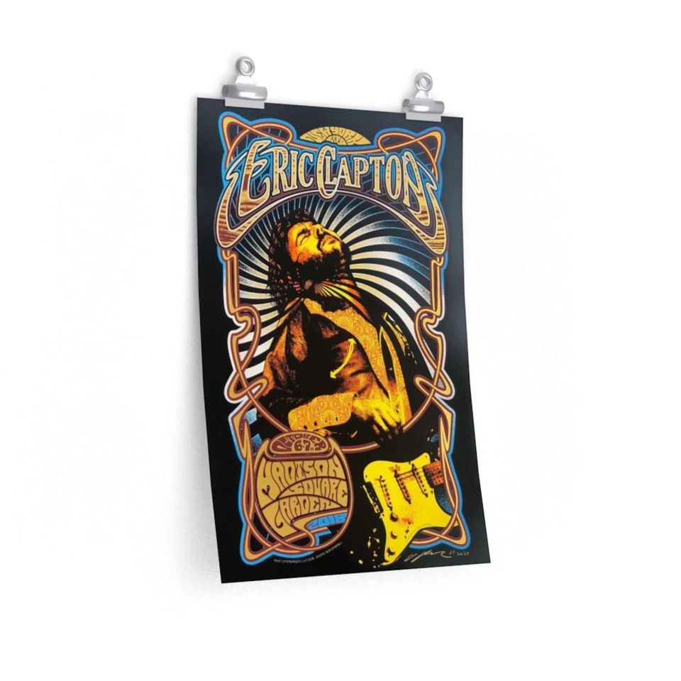 Eric Clapton Concert Poster