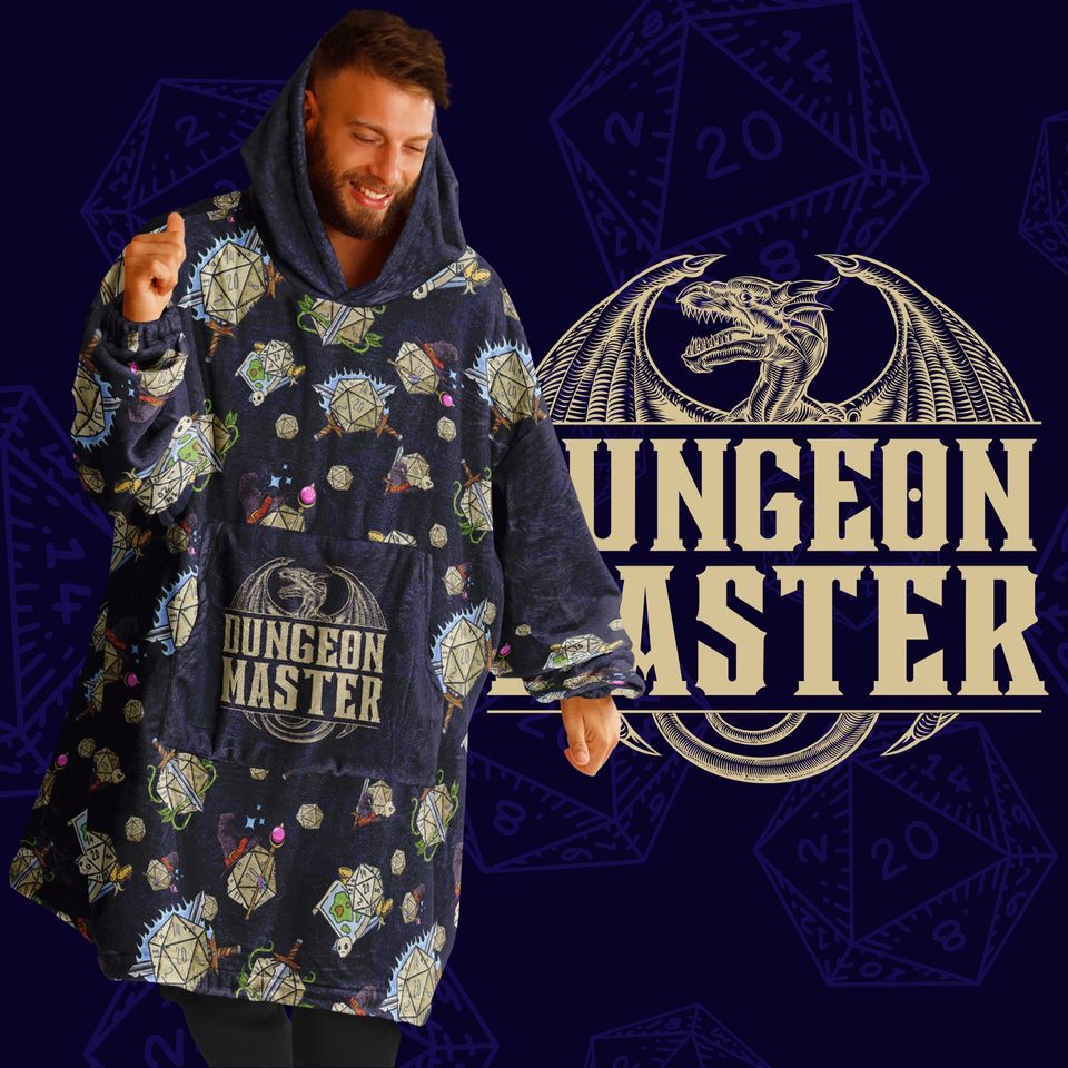 Dungeon Master Oversized Blanket Hoodie