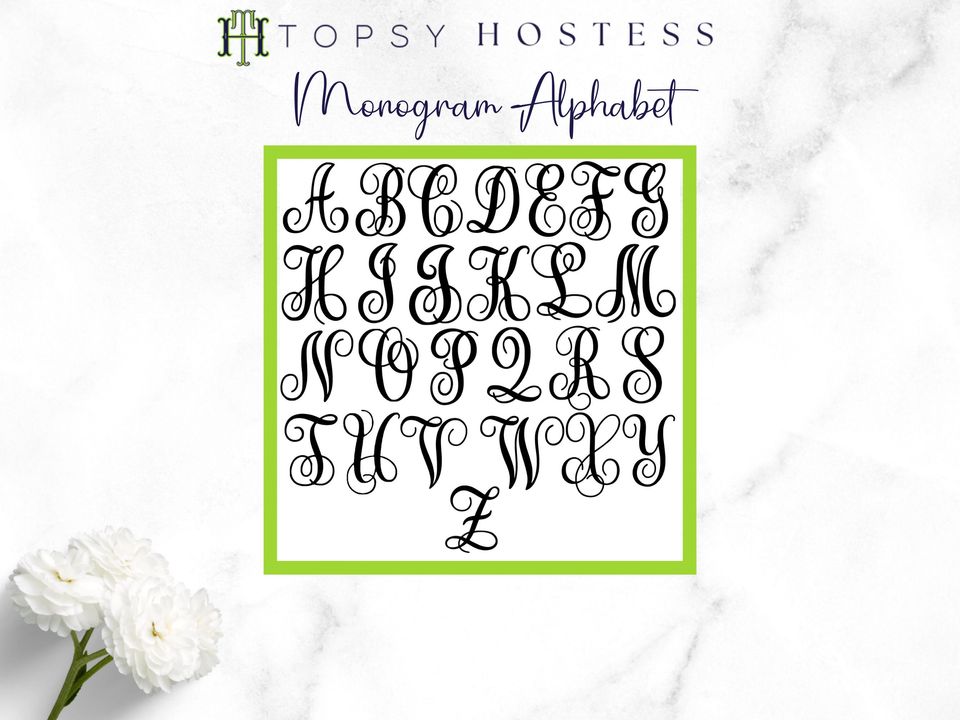 Preppy Monogram Chinoiserie Pumpkin Garden Flag |