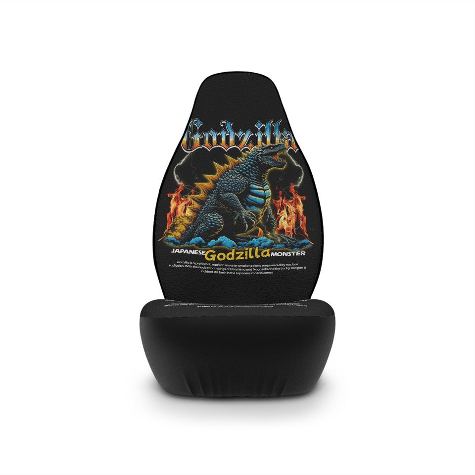 god zilla 3D Design Car Seat Covers
