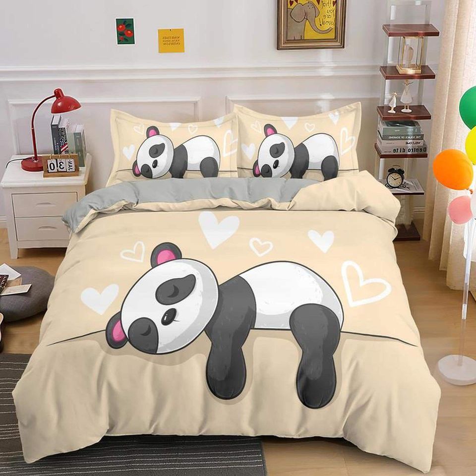 Sleeping Panda Bear Rainbow, Panda Lovers Gift