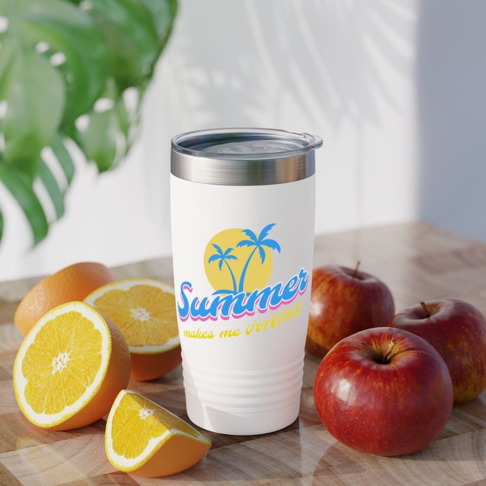 Summer makes me happy Ringneck Tumbler