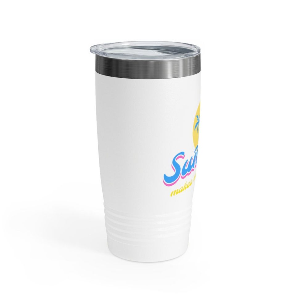 Summer makes me happy Ringneck Tumbler