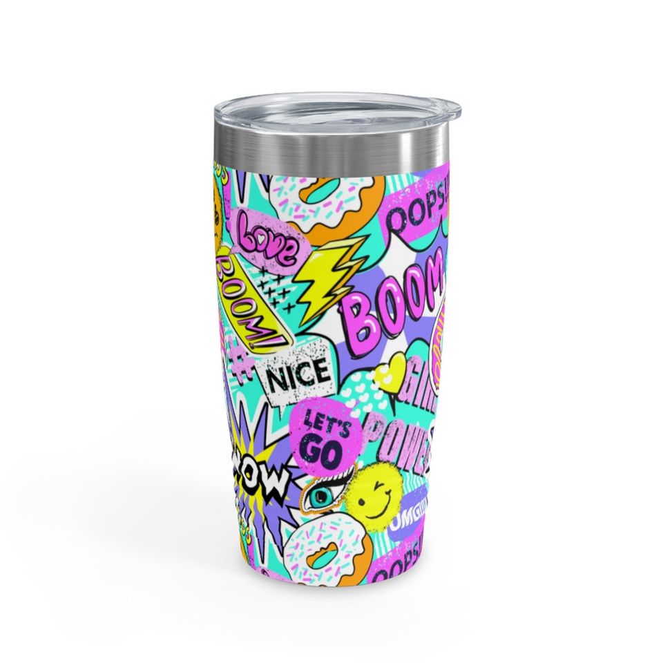 Hip 90's Graffitti Ringneck Tumbler, 20oz