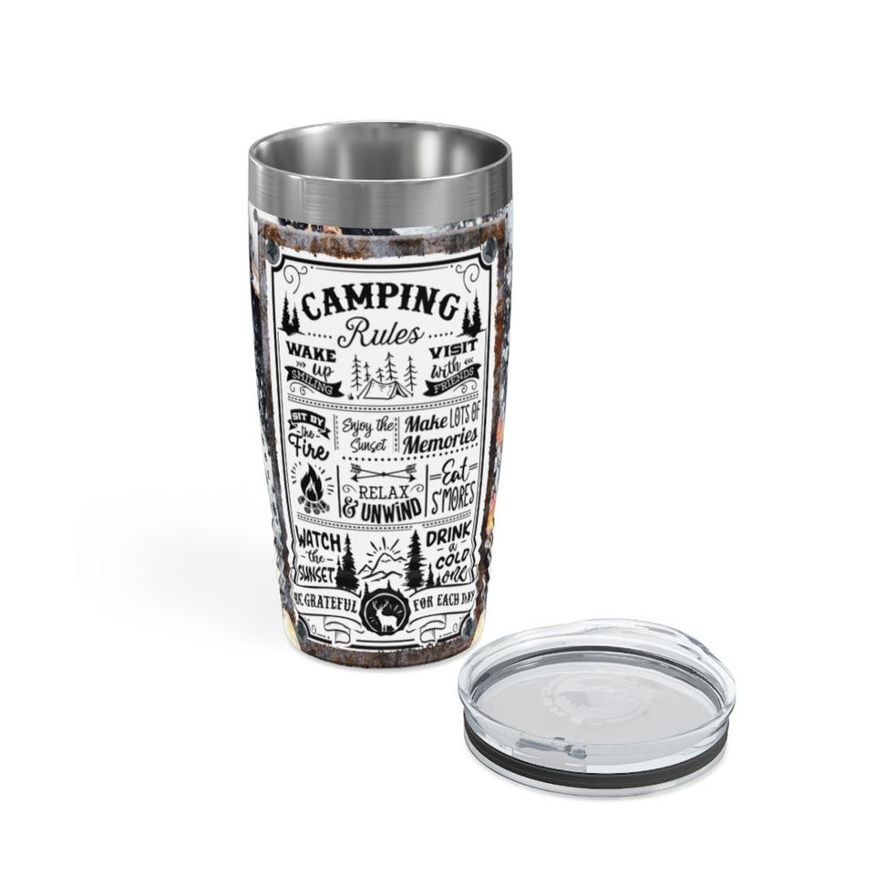 Camping Rules| Ringneck Tumbler, 20oz